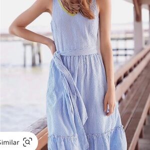 Hatley seersucker midi dress